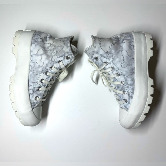 Converse Women’s Chuck Taylor All Star Lugged High Top Gray Platform Shoe Size-7 - Picture 4 of 9